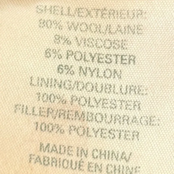 Vintage Roots men's wool blend button up jacket with quilted lining size small - Picture 13 of 16